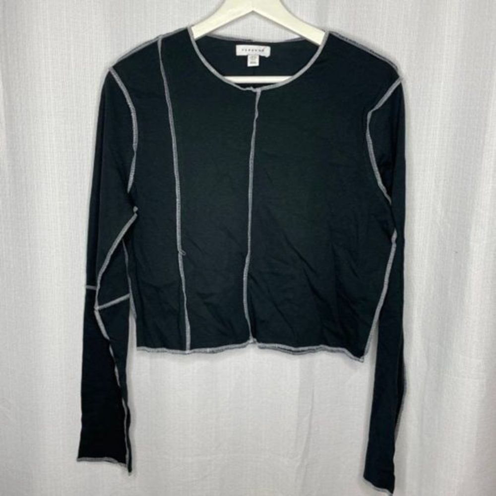 Topshop Fitted Blue White‎ Crop Top